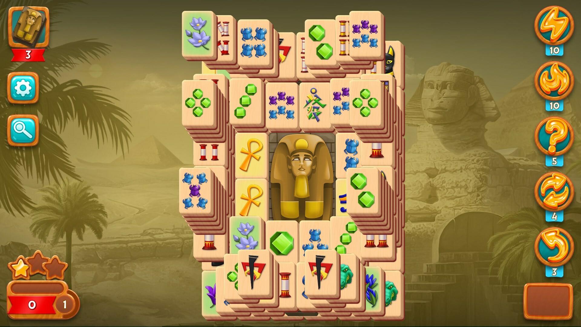 Mahjong Riddles: Egypt Game Screenshot