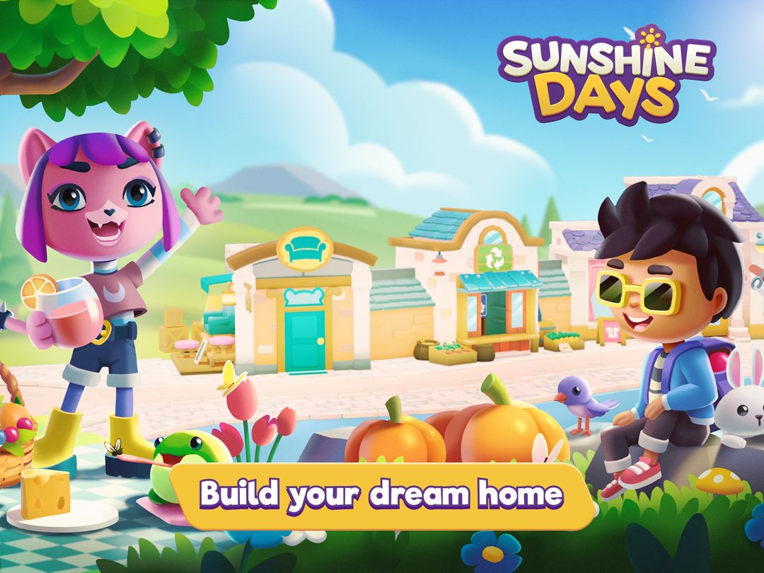 Sunshine Days - Build A Home screenshot game