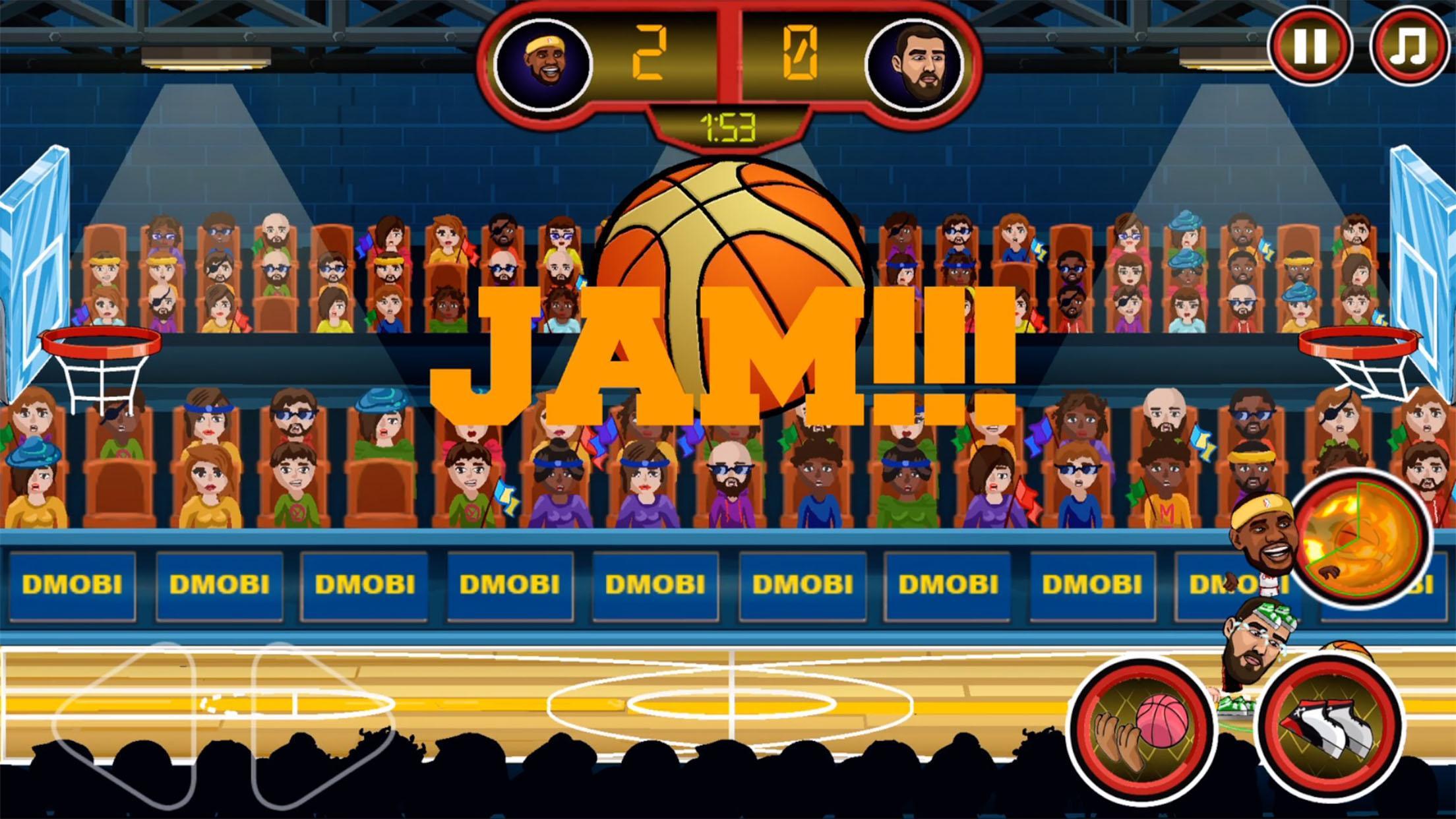 Basketball Legends: Dunk Game 게임 스크린 샷
