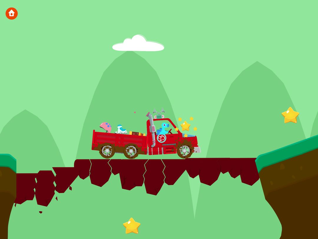 Screenshot of Dinosaur Truck games for kids