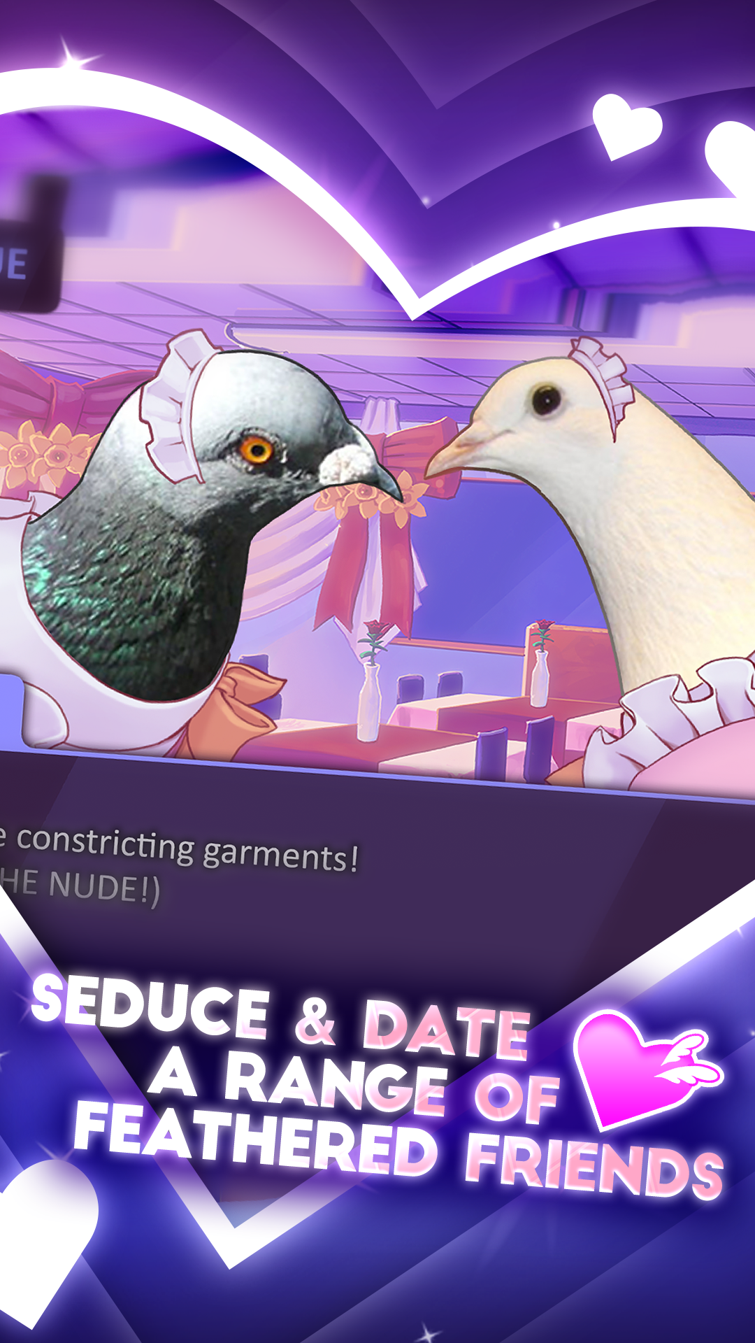 Hatoful Boyfriend Game Screenshot