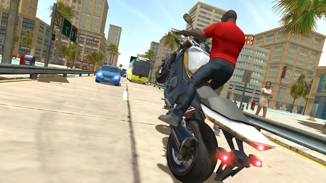 City Traffic Moto Racing遊戲截圖