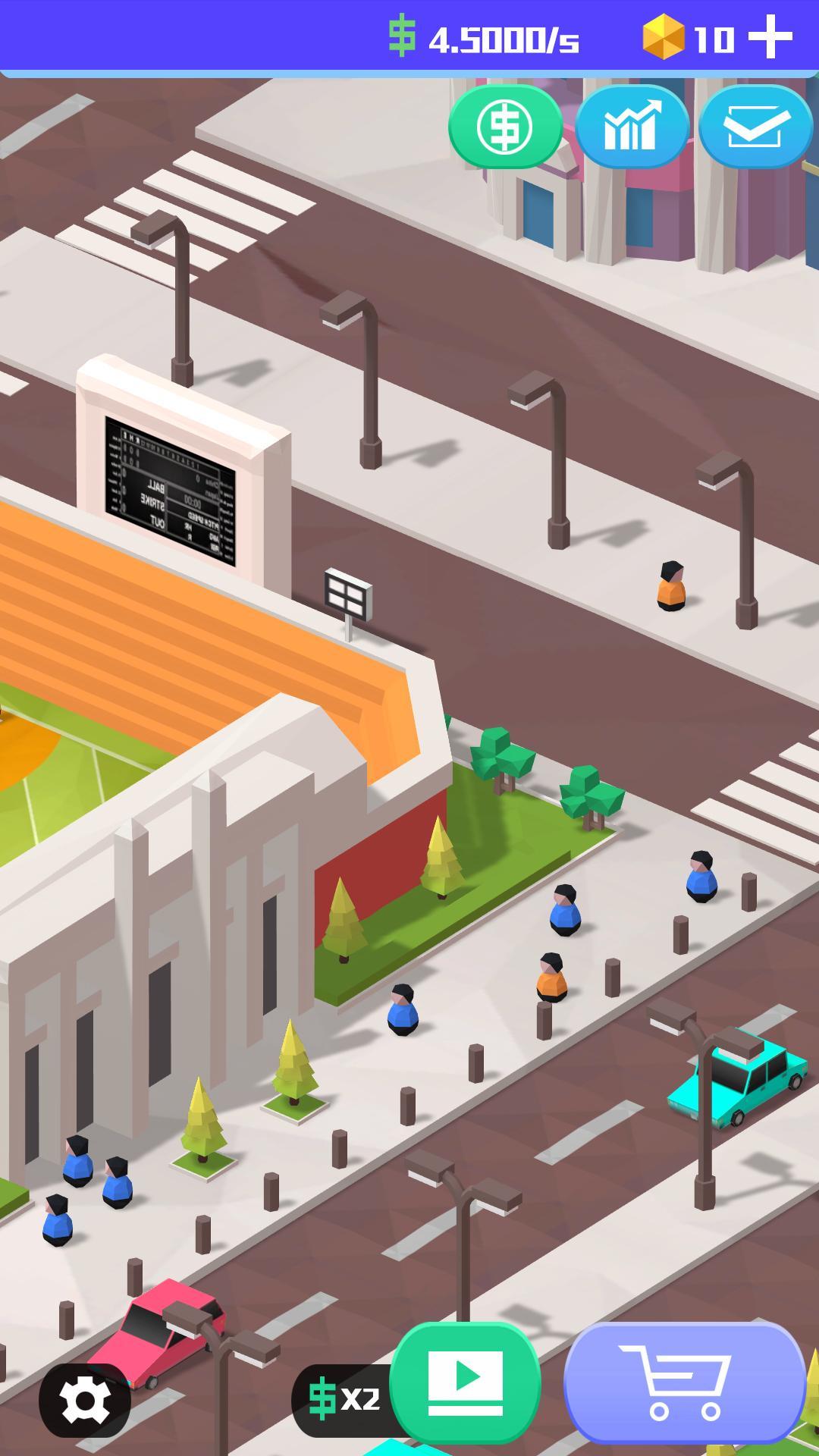 Idle BaseBall Tycoon Game Screenshot