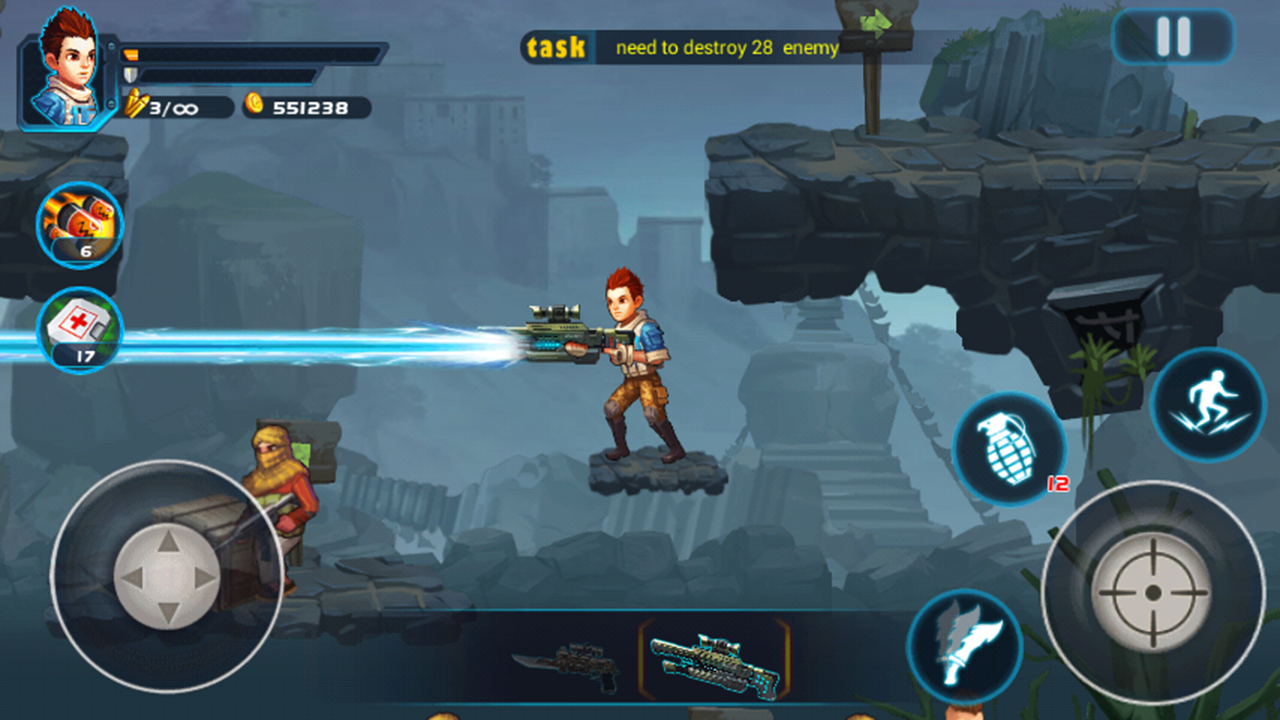 Fire Strike Shooter ゲームのスクリーンショット