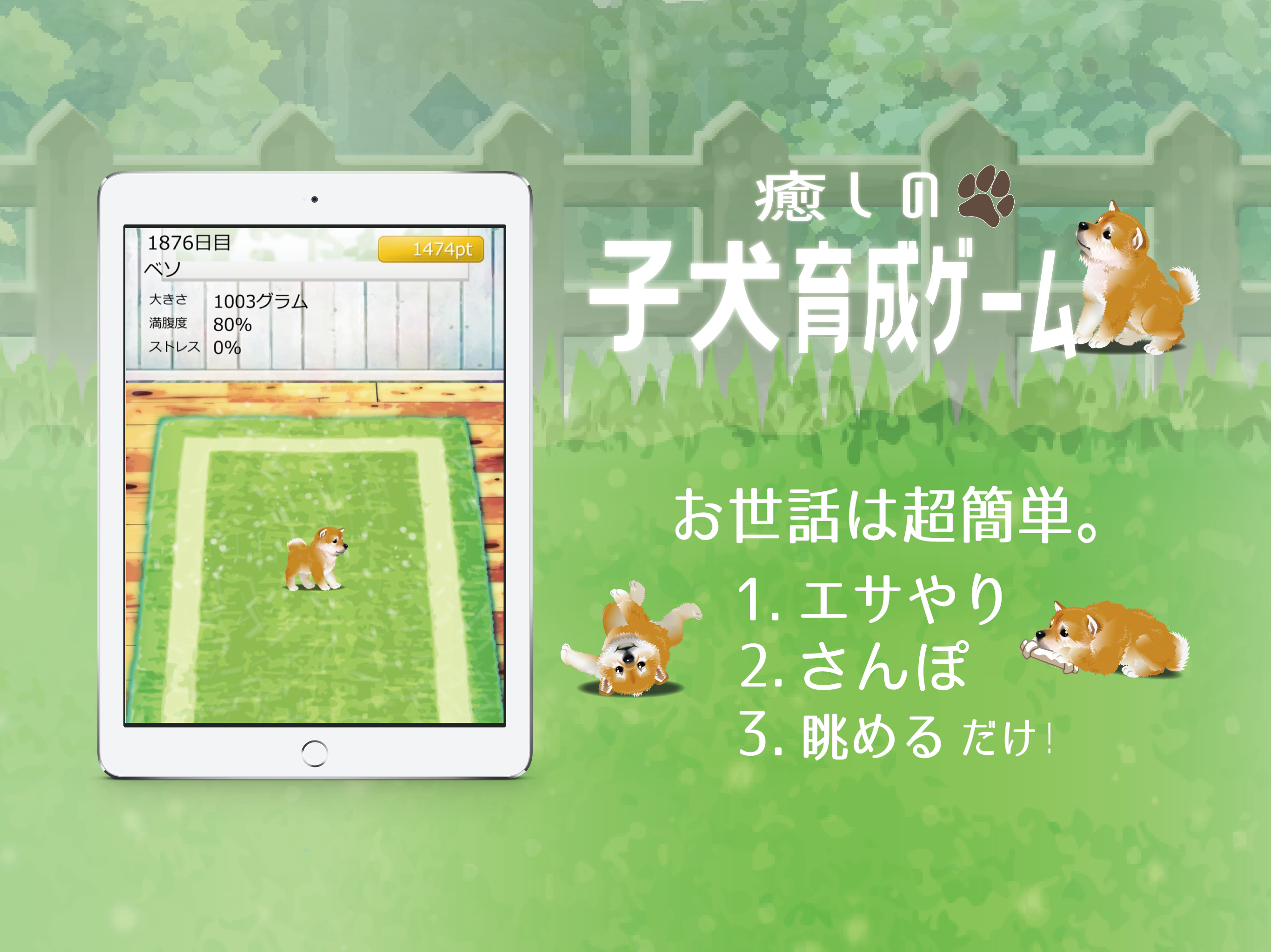 癒しの子犬育成ゲーム〜柴犬編〜 ภาพหน้าจอเกม