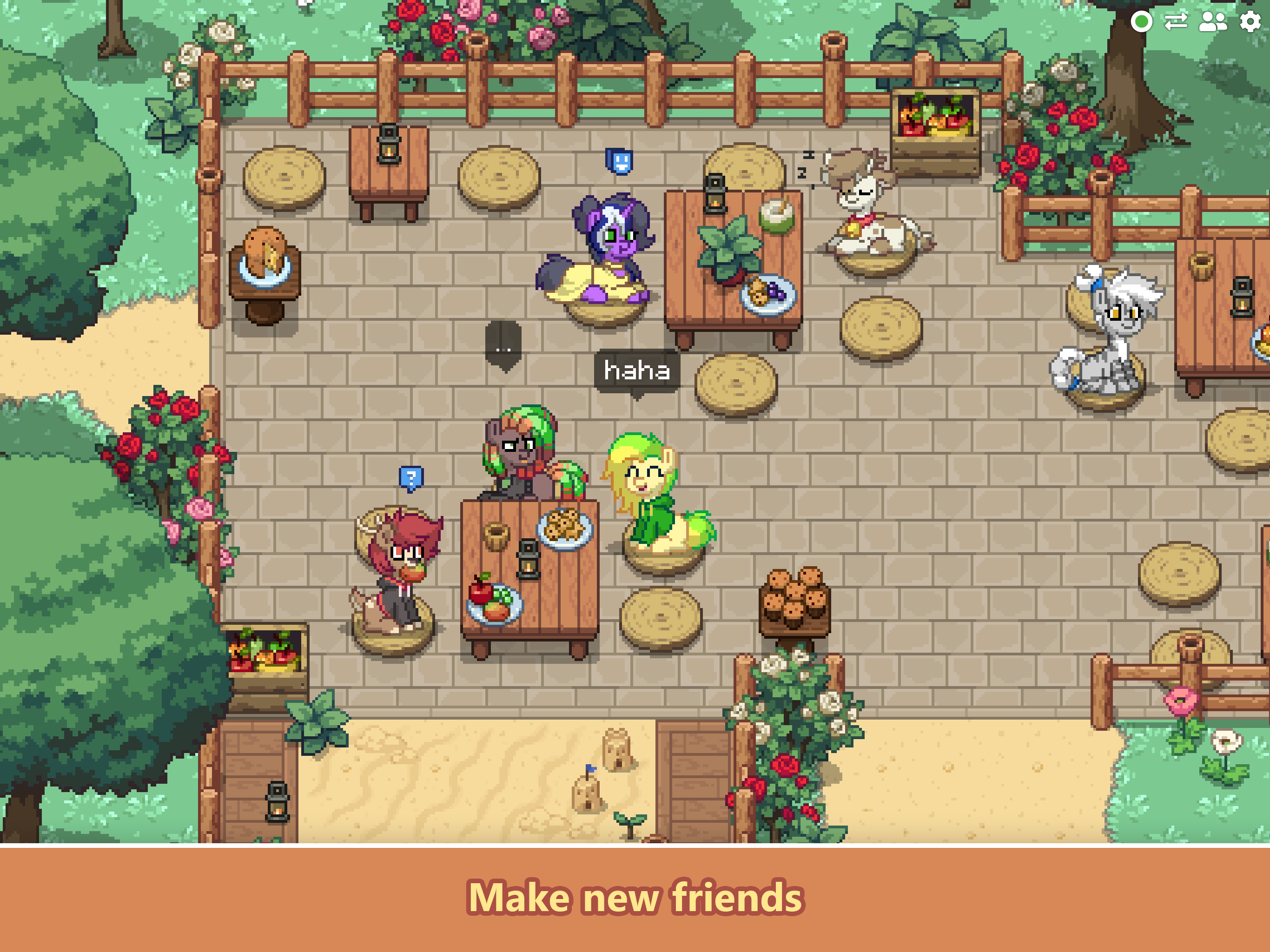 Pony Town - Social MMORPG Game Screenshot