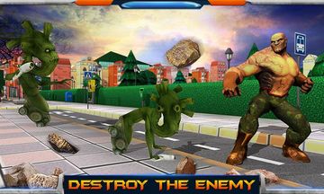 City Heroes 3D: Aliens War Game Screenshot