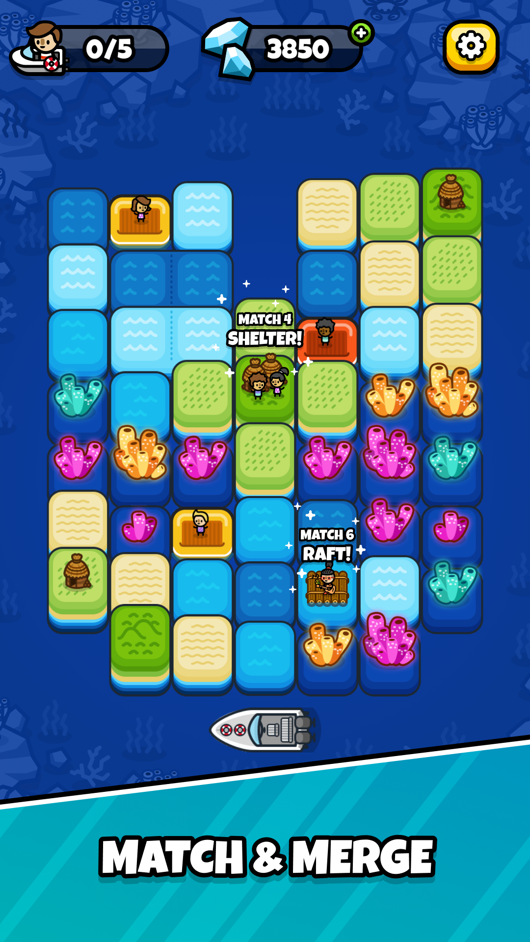 Sliding Seas 遊戲截圖