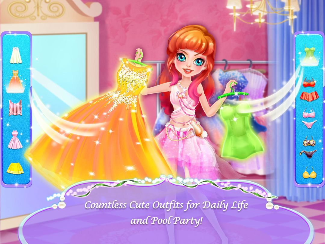 Mermaid Princess Love Story Dress Up & Salon Game 게임 스크린 샷