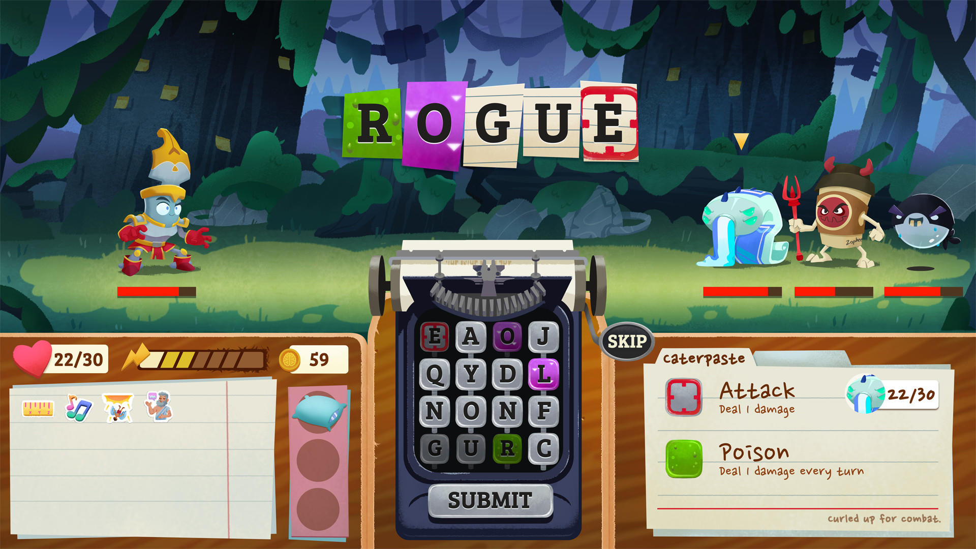 Writer's Block screenshot game