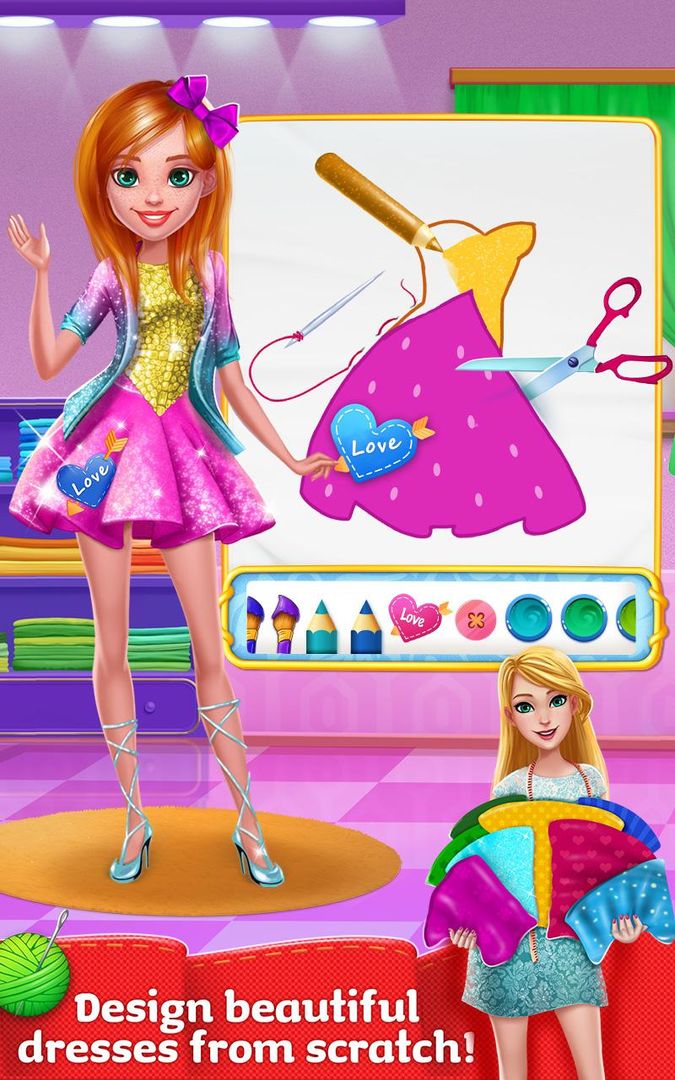 Screenshot of Design It Girl - Fashion Salon
