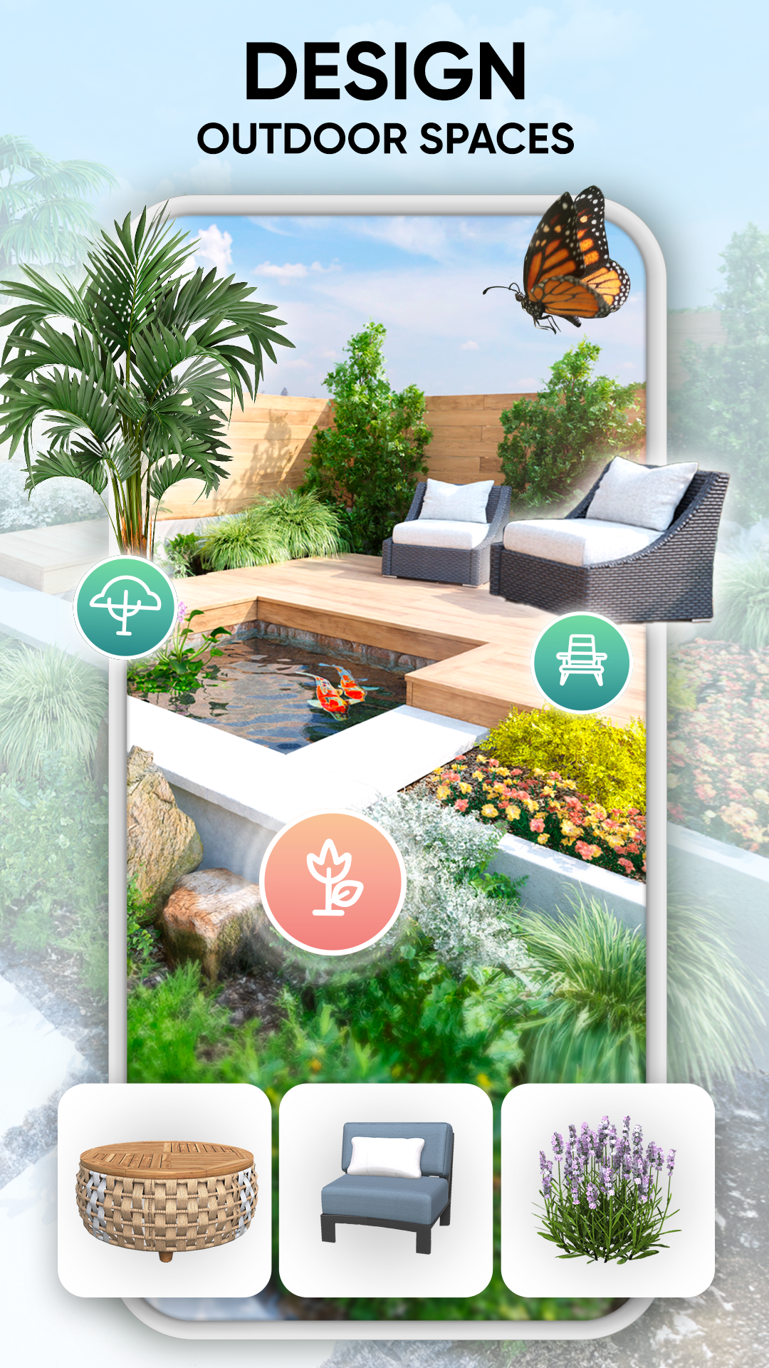 Скриншот игры Garden Joy: Design Game