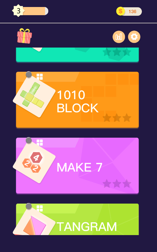 Puzzle King Plaza Game Screenshot