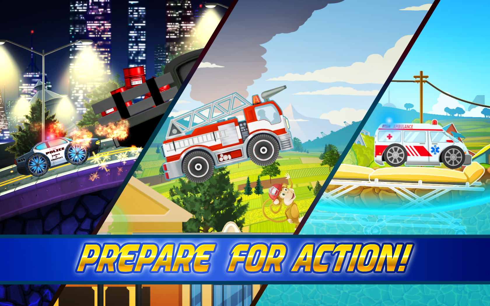Emergency Car Racing Hero 게임 스크린샷