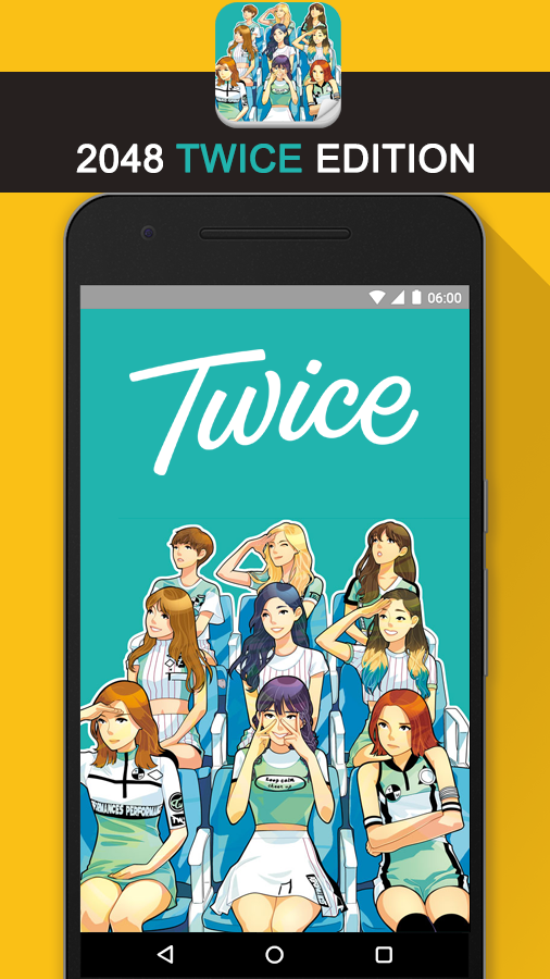 2048 TWICE Kpop Puzzle Game Game Screenshot