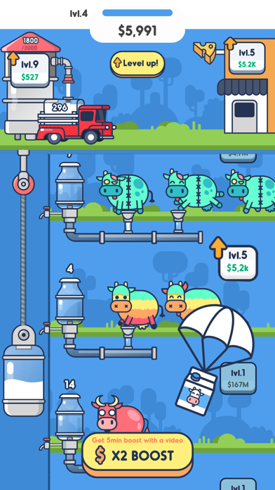 Milk Factory Game Screenshot