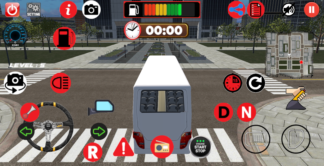 Carlos Bus Parking Simulation Game Screenshot