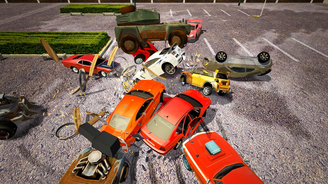 Demolition Derby Mad Car Crash ภาพหน้าจอเกม