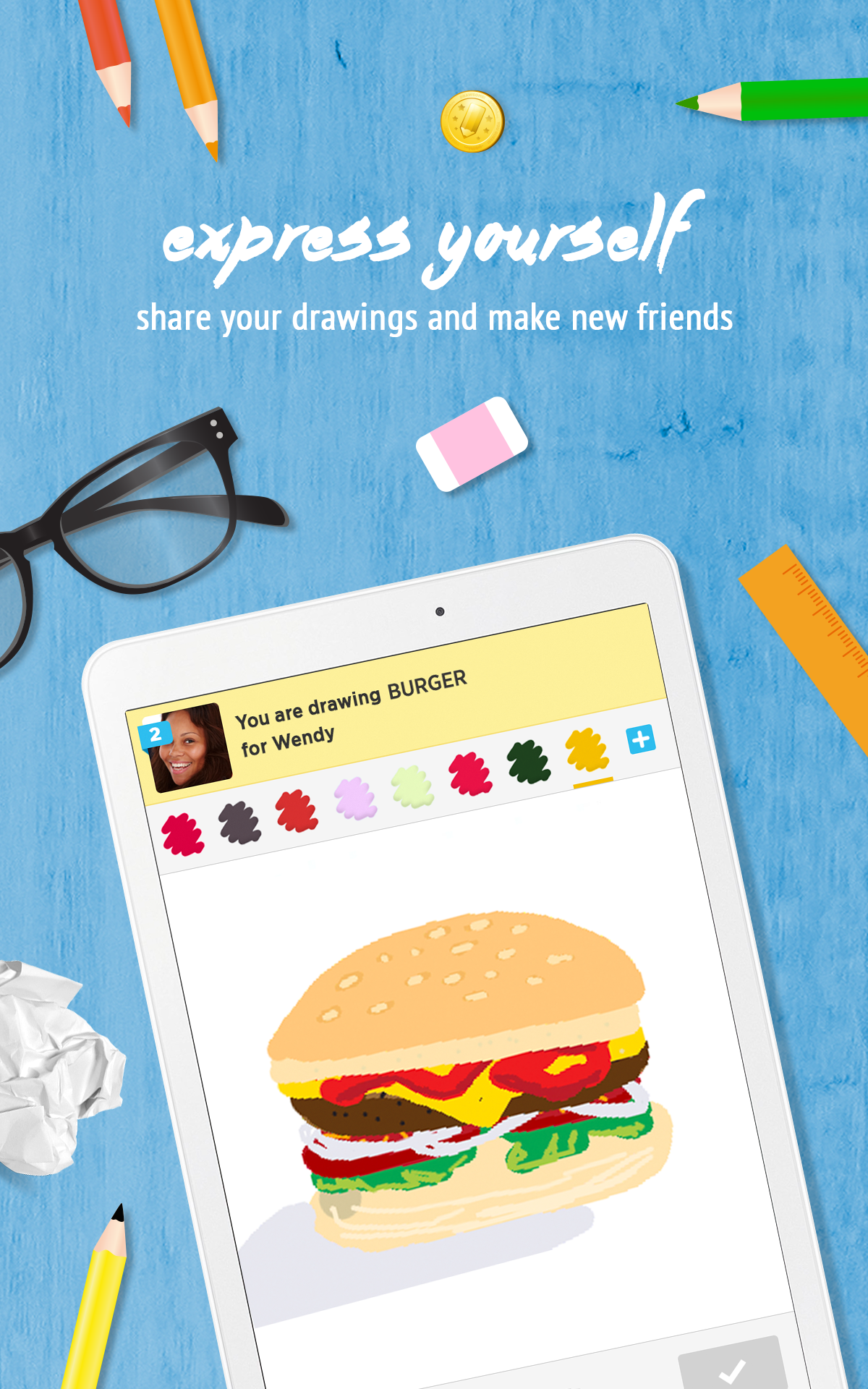 Draw Something Classic Game Screenshot
