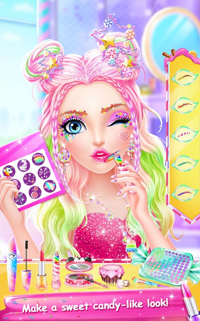 Screenshot of Candy Makeup Party Salon