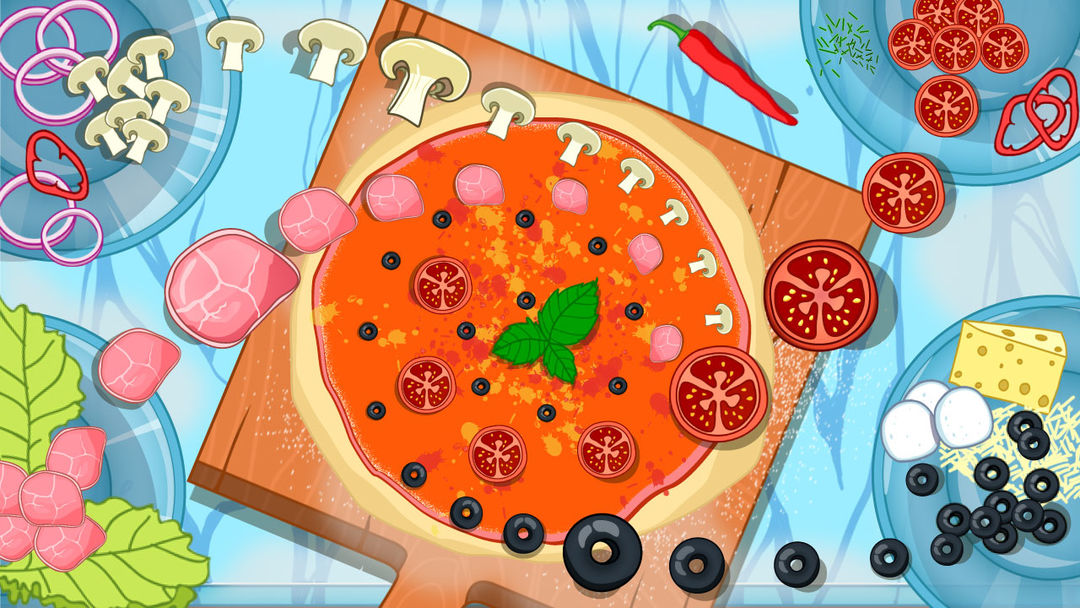 Pizza maker. Cooking for kids screenshot game