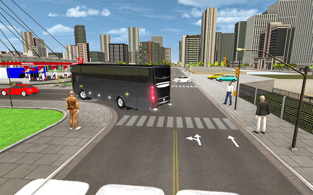 Bus Games 3D Simulator 2023 ภาพหน้าจอเกม