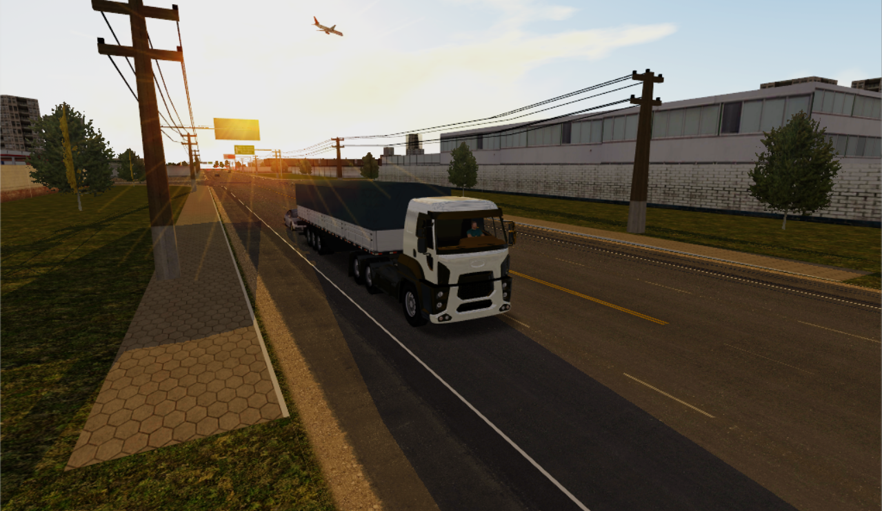 Captura de Tela do Jogo Heavy Truck Simulator