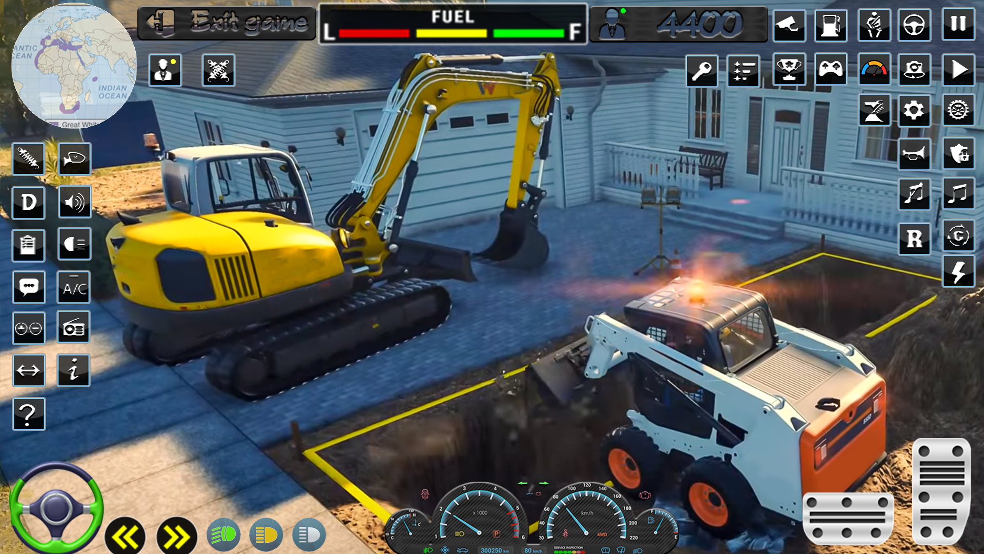 Captura de Tela do Jogo Bridge Construction JCB Game