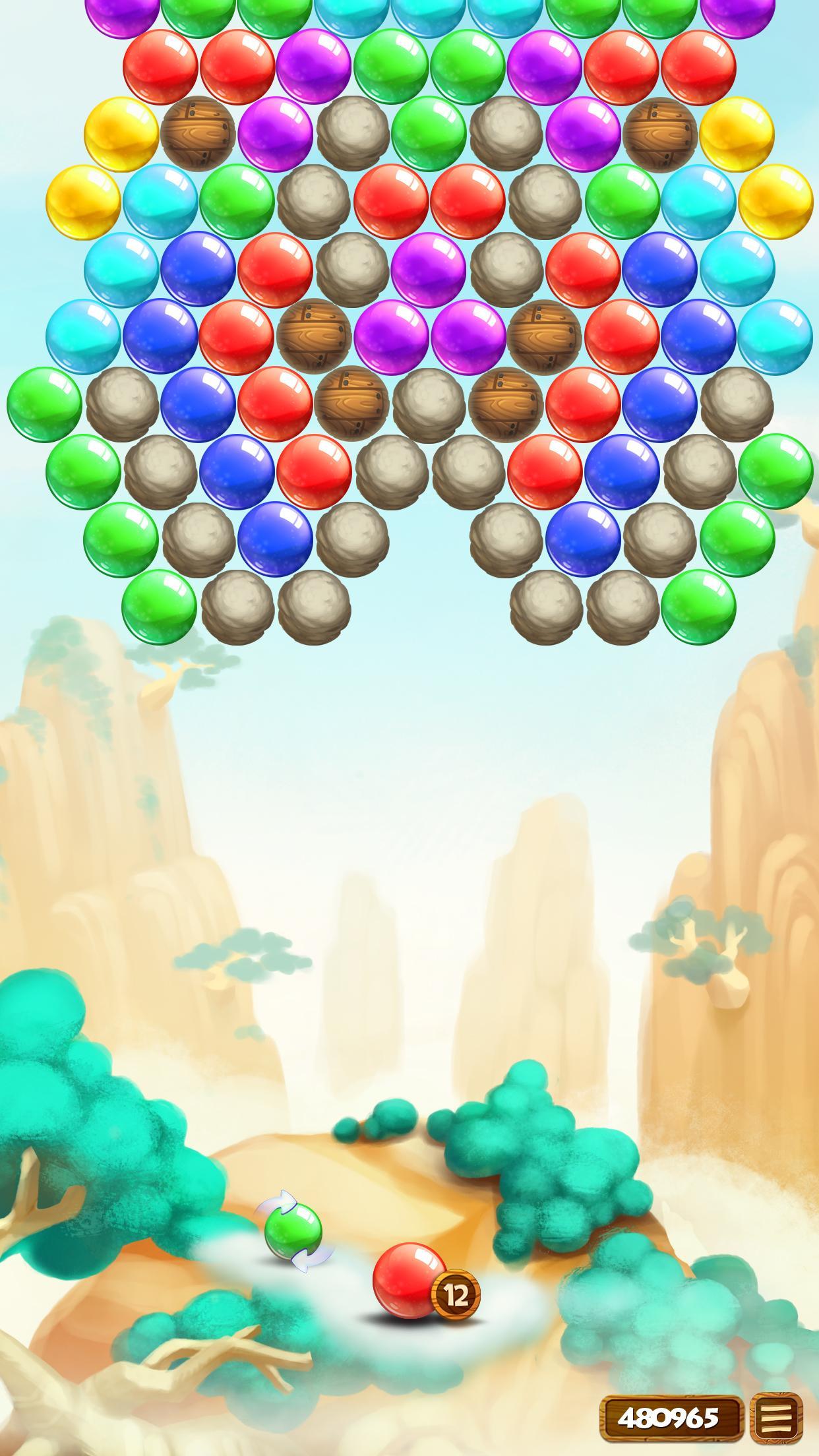 Bubble Shooter Nirvana Game Screenshot