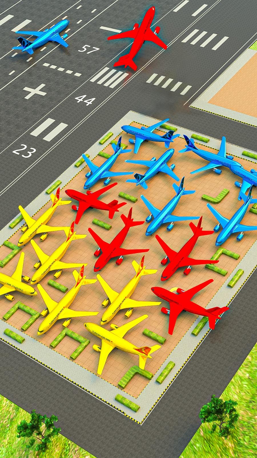 Parking Jam 3D: Airplane Game Game Screenshot