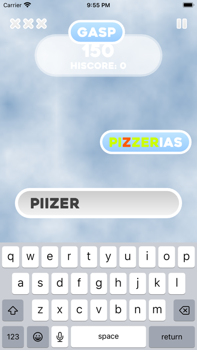 Typer - Speed Typing Game Game Screenshot