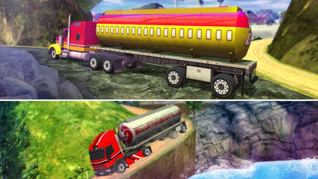 Hill Top Truck Driving 3D screenshot game