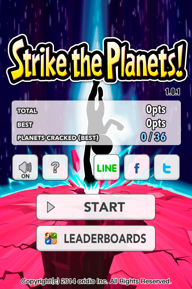 Strike the Planets! ภาพหน้าจอเกม