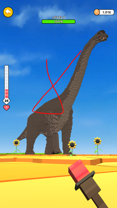 Magical Cut -Voxel Destruction Game Screenshot