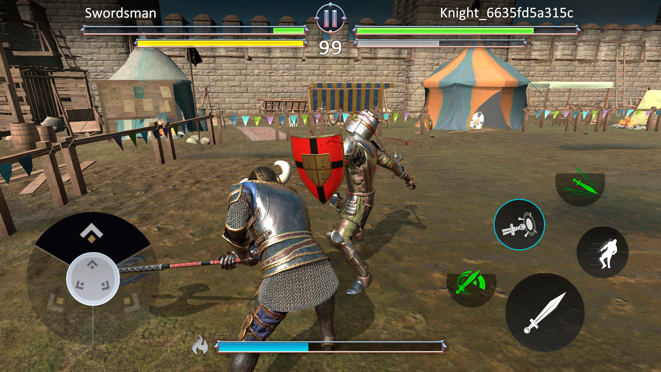 Knights Fight 2: New Blood Game Screenshot