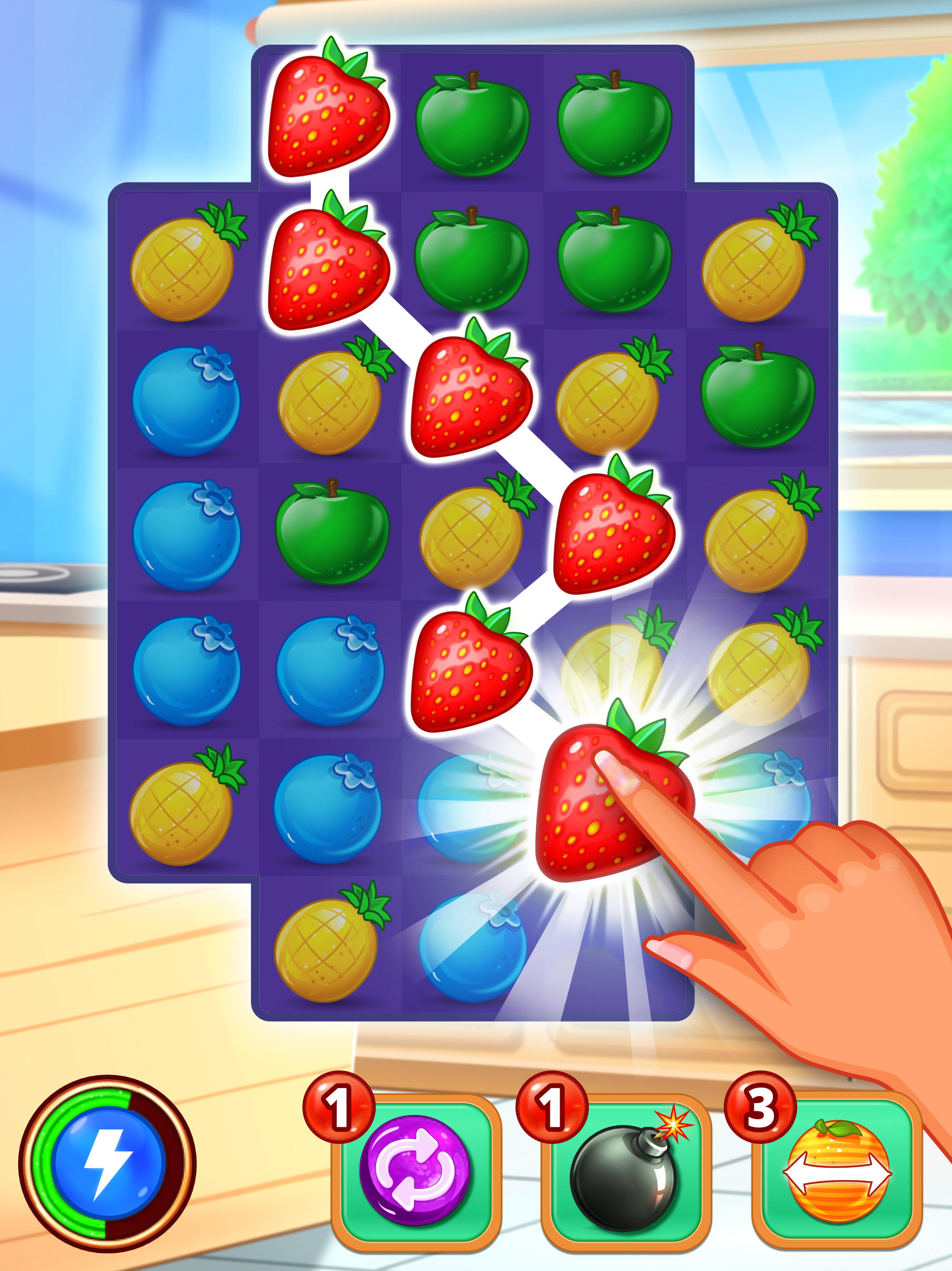 Gummy Paradise: Match 3 Games Game Screenshot