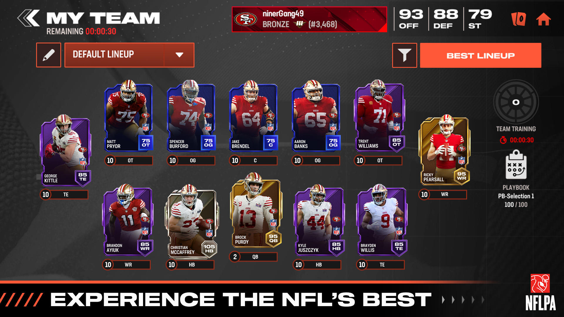 Captura de Tela do Jogo Madden NFL 25 Mobile Football