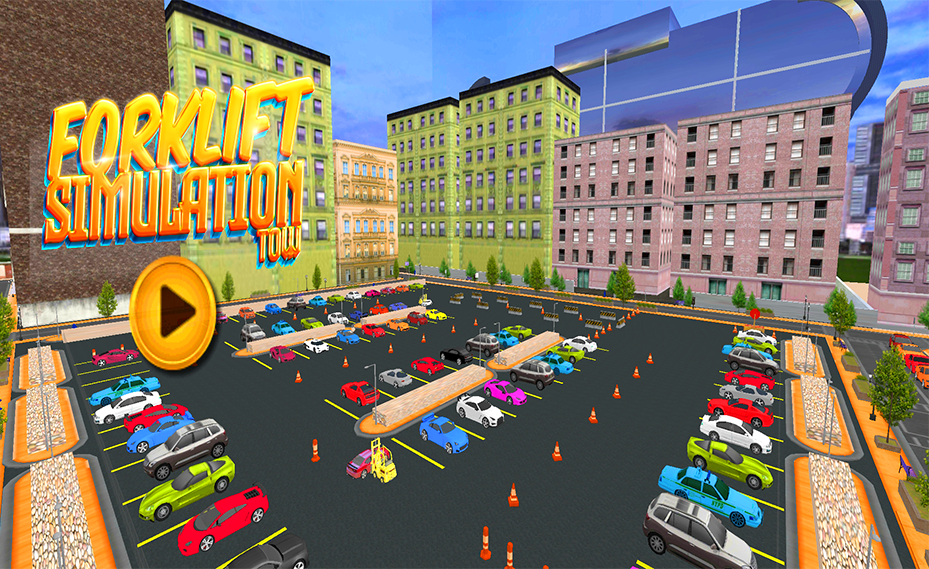 Forklift Tow Simulation Game Screenshot