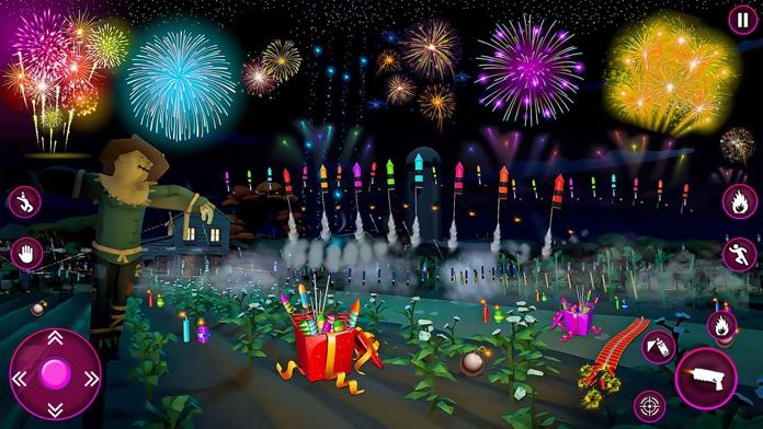 Jogo de fogos de artifício Simulador DIY versão móvel andróide iOS