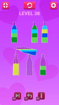 Captura de Tela do Jogo Liquid Sort -Water Sort Puzzle