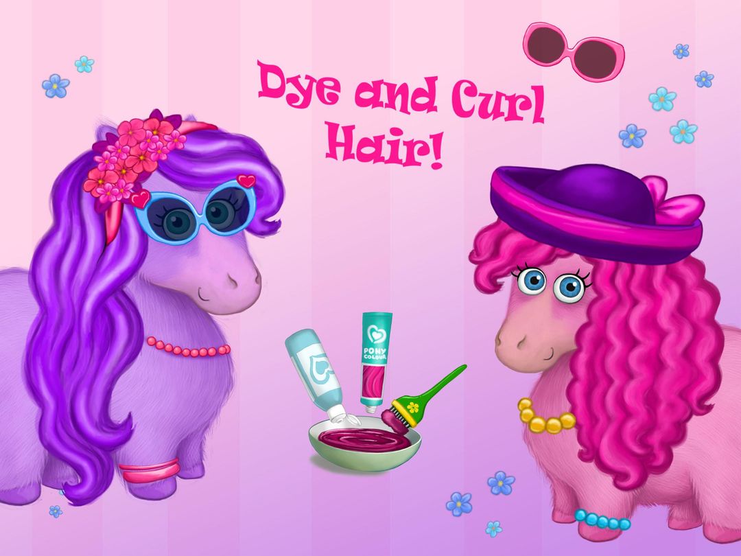 Pony Sisters in Hair Salon 게임 스크린 샷