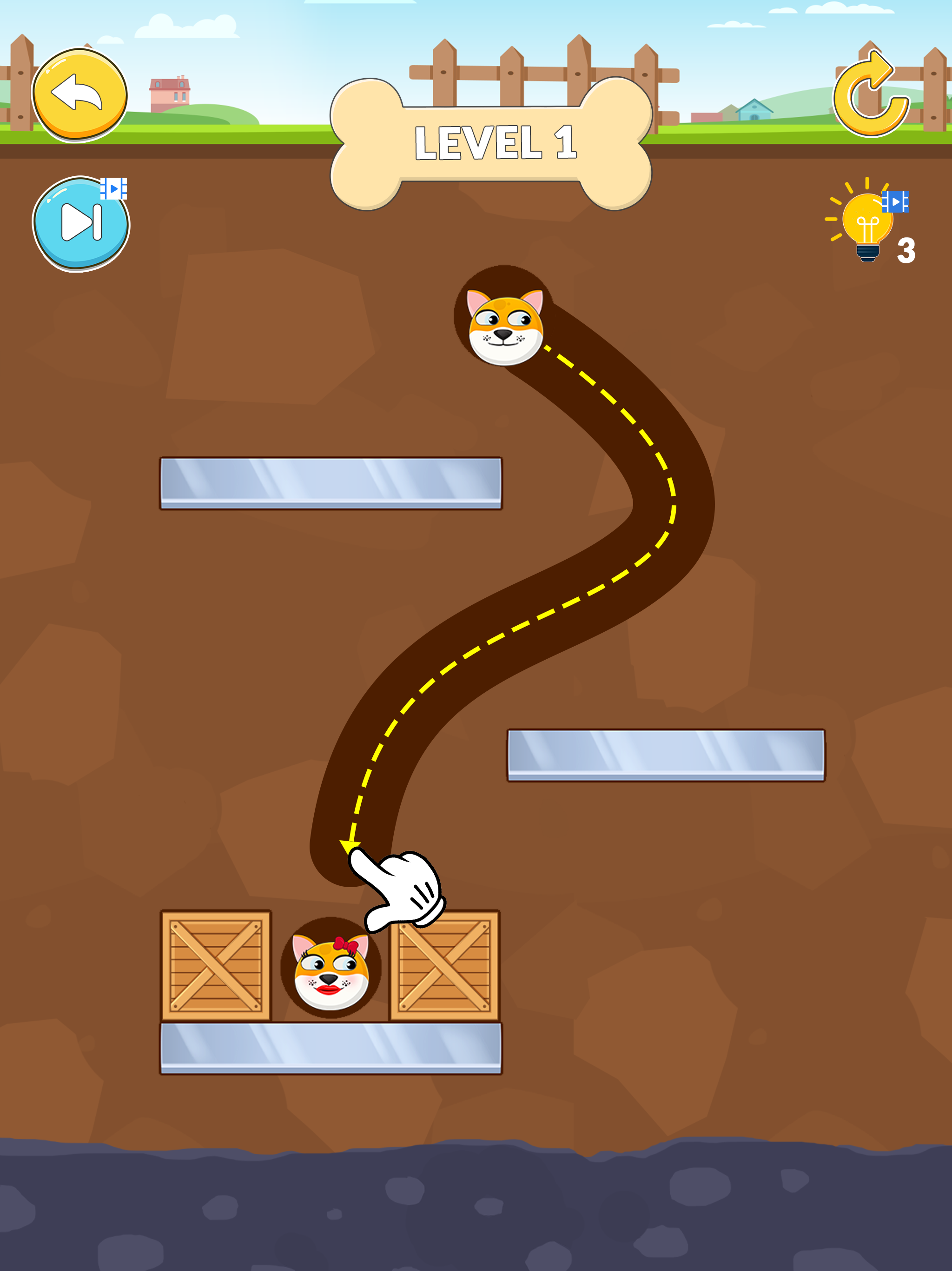 Doge in Love: Draw Puzzle Game Screenshot