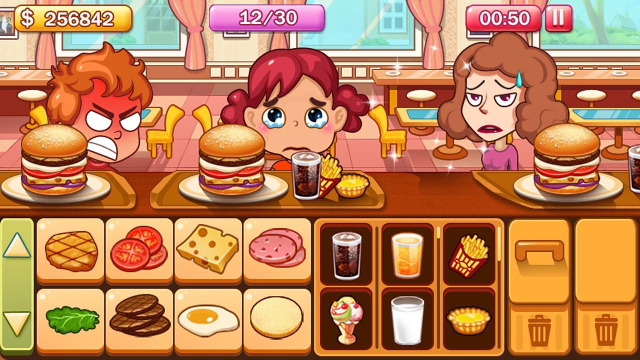 Burger Tycoon Game Screenshot