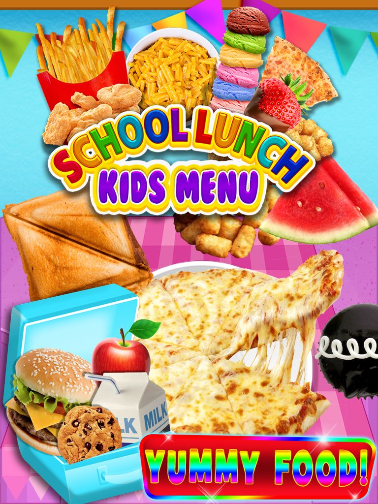 Screenshot of School Lunch Food Maker FREE