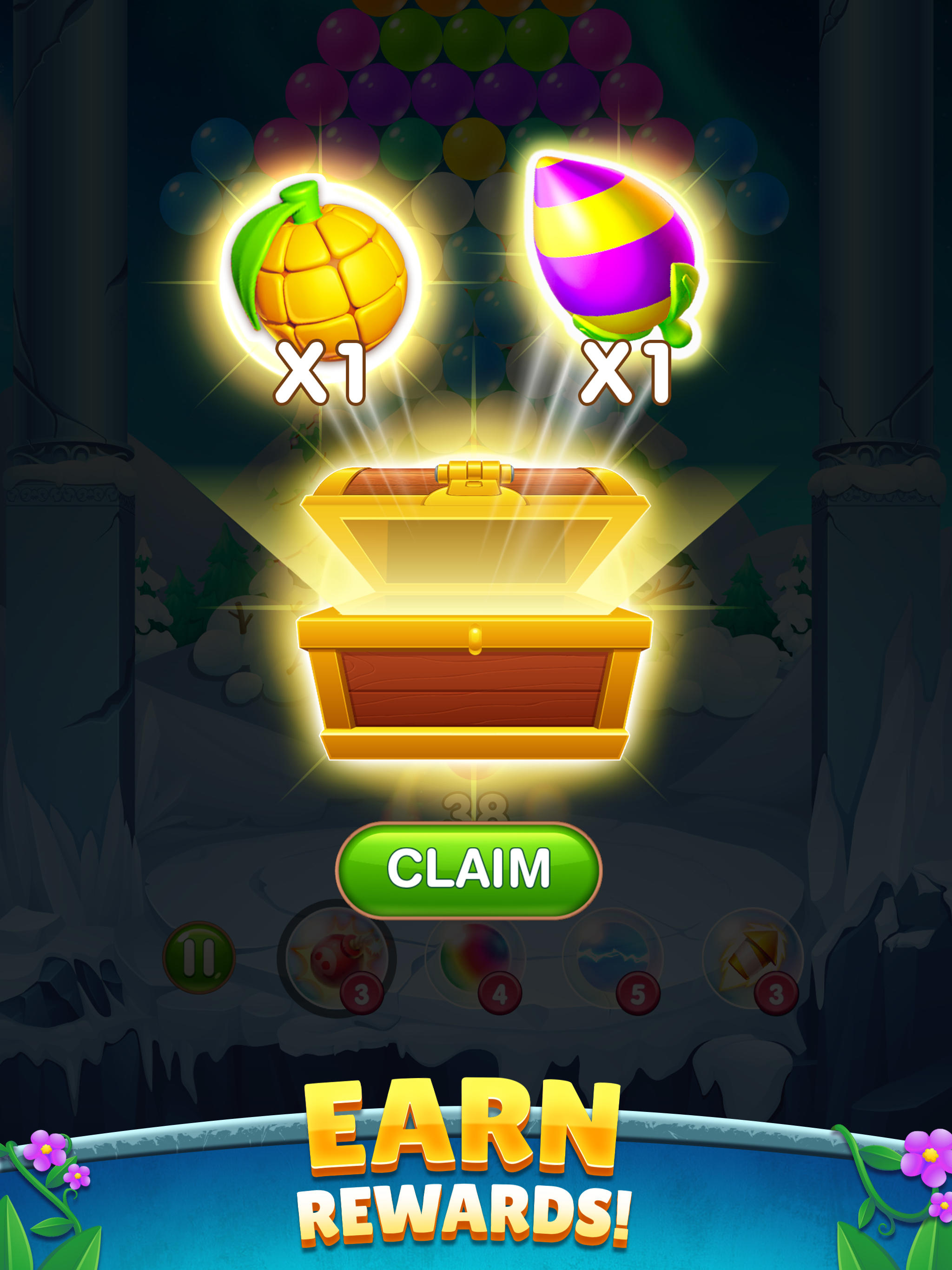 Woodland Bubble Pop Game Screenshot