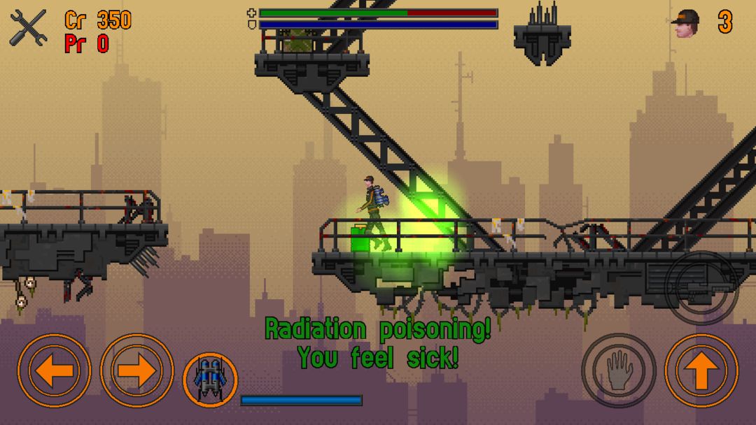 Slip Gear: Jet Pack 8bit Chaos 게임 스크린 샷