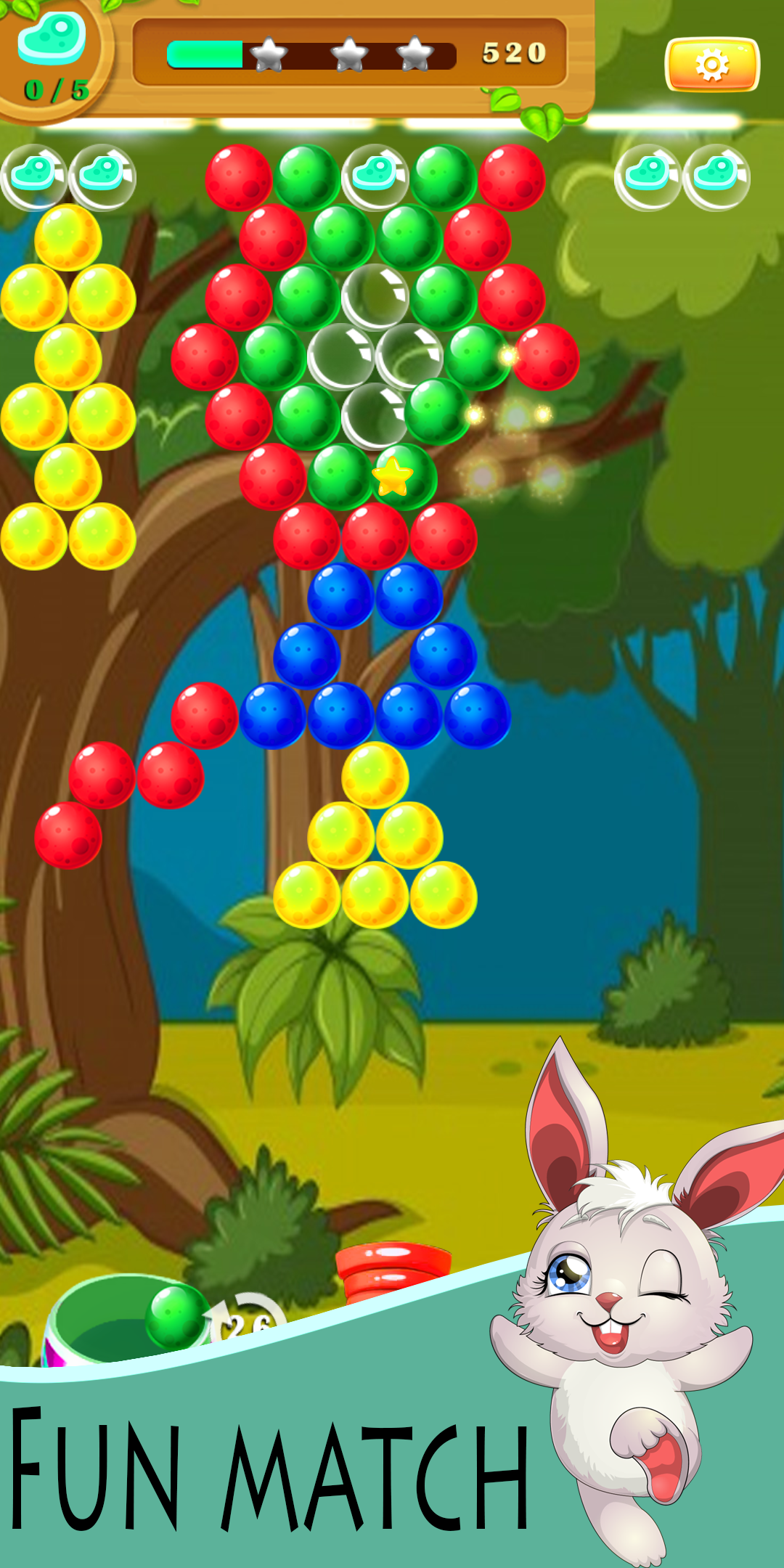 Bubble Pop Rescue Game Screenshot