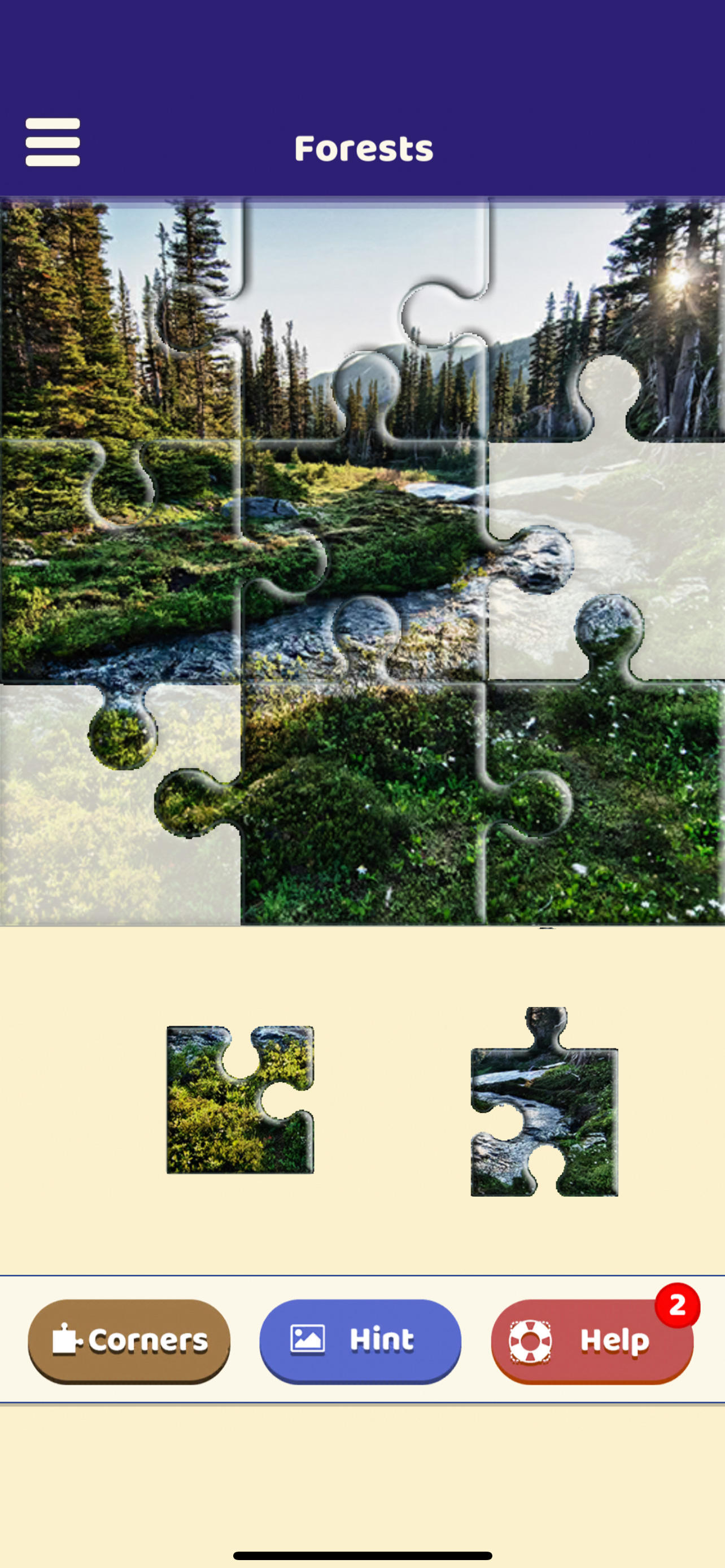 Forests Puzzle Game Screenshot