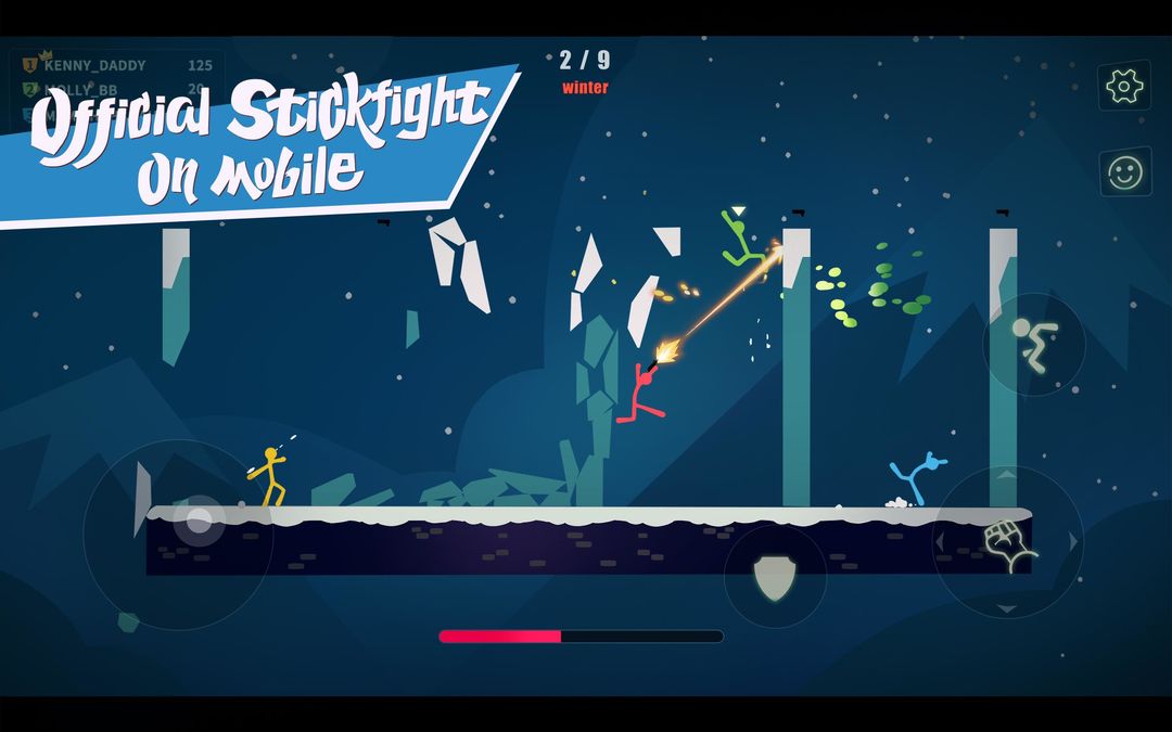 Screenshot of Stick Fight: The Game Mobile