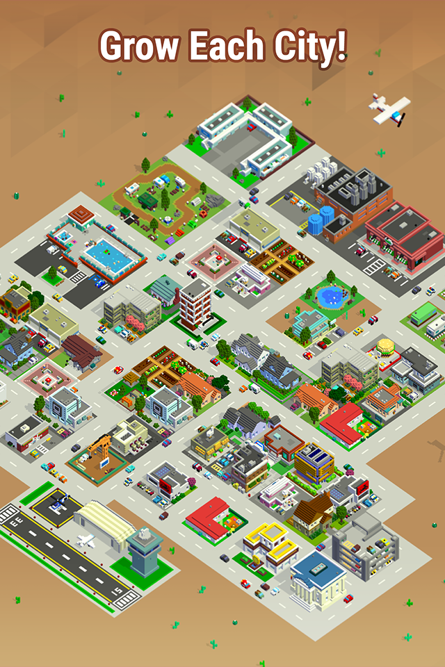 Bit City: Building Evolution Game Screenshot